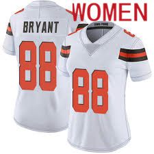 Women Cleveland Browns #88 Harrison Bryant Nike White Game NFL Jersey->women nfl jersey->Women Jersey